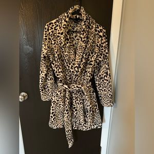 Victorias Secret Leopard Print Robe
